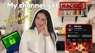 Thumbnail: My channel got HACKED 🙁| Don’t take Cybersecurity for granted 🙏🏻