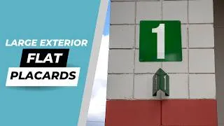 Thumbnail: Large Exterior Flat Placards | LockOut Product