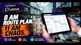 Thumbnail: How Locus’ Real-Time Route Re-Optimization Updates Delivery Plans Automatically | Delivered by Locus