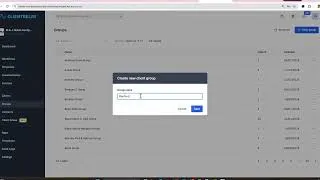 Thumbnail: Adding a Client Group