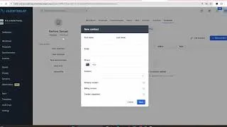 Thumbnail: Add New Client / Prospect With Contact Details