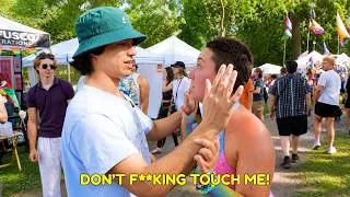 Thumbnail: Angry Lady Grabbed Me at the Pride Parade!