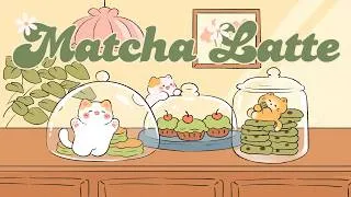 Thumbnail: Cafe Music 🍵🍩Matcha Latte 🍪2 Hour Cafe Song🎐Stream cafe🌼cute & relaxing🍰 Make Your Day Better🍬