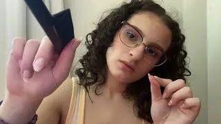 Thumbnail: ASMR Invisible Clipping Your Hair Back | Inaudible Talking/Mouthing Words, lofi