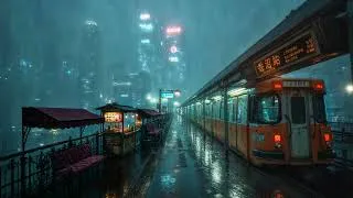 Thumbnail: Lofi Zen – Train Depot After Hours | Cozy Rainy Night Beats for Study, Sleep & Relaxation | 4K