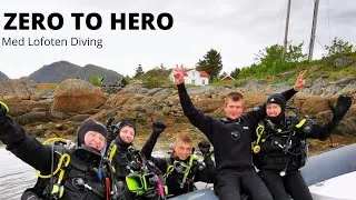 Thumbnail: Zero to hero med Lofoten Diving - dykkeleder og dykkerinstrukørutdanning med fokus på sosiale medier