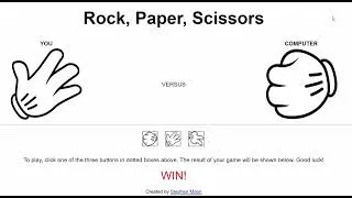 Thumbnail: Rock Paper Scissors Demo