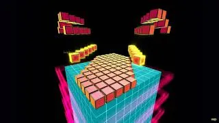 Thumbnail: Satisfying 3D Geometric Cube Dance | 4K 60FPS ASMR Woodblock Percussion.