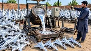 Thumbnail: They Pour Liquid Metal to a Stunning Aluminum Jet \ We Finds
