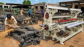 Thumbnail: How Textile Looms Are Made in Developing Country | Massive Manufacturing Process