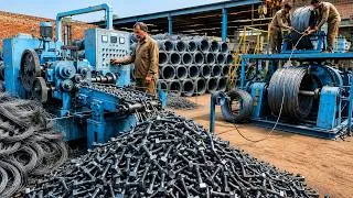 Thumbnail: Massive finished Output, raw-material coil to Precision Bolts | Complex Process