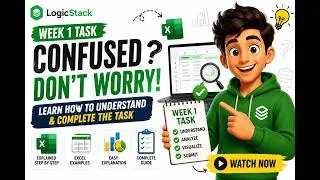 Thumbnail: How to Understand and Complete LogicStack Internship Week 1 Task