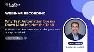 Thumbnail: Why Test Automation Breaks Down (And It’s Not the Tool) | Webinar Recording