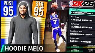 Thumbnail: RARE CARMELO ANTHONY BUILD in NBA 2K26 - Hoodie Melo Returns! (New Update)