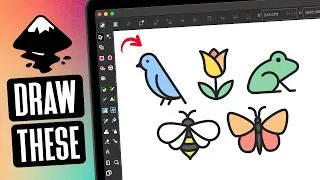 Thumbnail: Inkscape Beginner Tutorial: Simple Icon Drawings