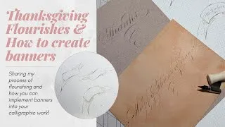 Thumbnail: Symbiosis V: Thanksgiving Flourishes & Pointed Pen Banners