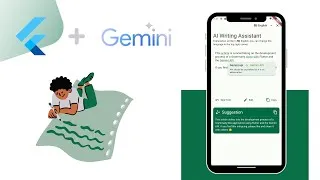Thumbnail: AI Writing assistant app with Flutter and Gemini (Google AI Hackathon 2024)
