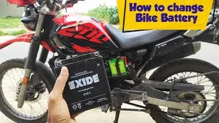Thumbnail: How to change the bike battery at home | how to replace bike battery #HeroXPulse2004V #diy#xpulse200