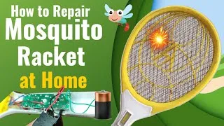 Thumbnail: How to repair mosquito racket at Home | How to repair mosquito bat | Mosquito bat battry replace