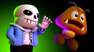 Thumbnail: Sans in Super Mario Bros
