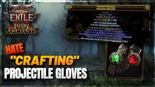 Thumbnail: I Hate Crafting in PoE 2 0.5 | +2 Projectile Glove Craft