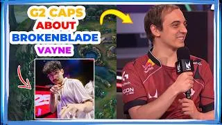 Thumbnail: G2 Caps About G2 BrokenBlade VAYNE Situation 👀