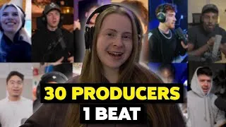 Thumbnail: 30 PRODUCERS MAKE 1 BEAT (CRAZY)