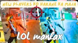Thumbnail: Noob cannot be pro until he choose me as his teacher in ff 🔥#freefire #lolmanlax #proplayer