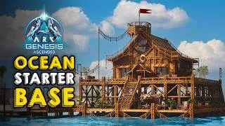 Thumbnail: PVE All-in-One Ocean Starter Base | Building Tutorial | ARK: Survival Ascended