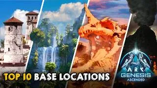 Thumbnail: Top 10 BEST Base Locations on Genesis | ARK: Survival Ascended