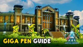 Thumbnail: Ultimate All-in-One Giga Pen | Building Tutorial | ARK: Survival Ascended