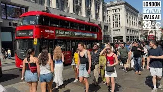 Thumbnail: How London Looks During a 32°C Heatwave ☀️ | Central London Summer Walk 2026 [4K HDR]