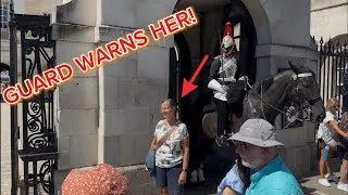 Thumbnail: Royal Guard Warns Lady: “Step Behind the White Line!”