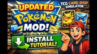 Thumbnail: NEW UPDATED Pokémon Mod for TCG Card Shop Simulator – How to Download & Install
