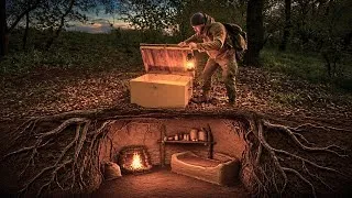 Thumbnail: Building a Hidden Underground Dugout | Overnight Bushcraft Shelter