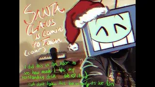 Thumbnail: Santa Claus got me a new standing desk (so we sung Santa Claus is coming to town) // cover