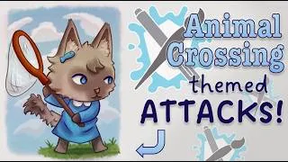 Thumbnail: Animal Crossing-Themed Attacks! 🫐 Revenging Everyone!! | OC Speedpaints