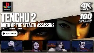 Thumbnail: [100% & NO DAMAGE] Tenchu 2: Birth of the Stealth Assassins | GRAND MASTER | PS1 LONGPLAY | 4K