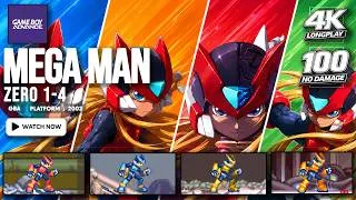 Thumbnail: [ 100% & NO DAMAGE ] Mega Man Zero 1-4 | S-Rank | Complete Series | 100 Points | GBA LONGPLAY | 4K
