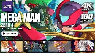 Thumbnail: [100% & NO DAMAGE] Mega Man Zero 4 | S-Rank | All Parts | 100 Points | GBA LONGPLAY | FULL GAME | 4K