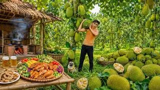 Thumbnail: Harvest Soft Jackfruit For Market - Pick Cabbage For Animal Feed - Raise Black Soldier Fly Larvae