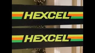 Thumbnail: Vintage Snow Skis For Sale: HEXCEL HEXCELERATOR, 170cm Spademan Bindings, Mint!