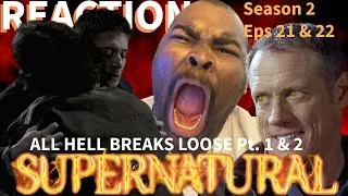 Thumbnail: SUPERNATURAL Season 2 Finale ALL HELL BREAKS LOOSE Pt. 1 & 2  | Sam And Dean Winchester Ride-Along