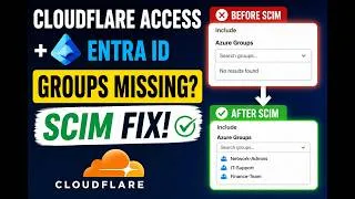Thumbnail: Cloudflare Access + Entra ID SCIM: Groups Missing from Policy Dropdown (Fix) ✅