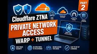 Thumbnail: How to Set up Cloudflare ZTNA to Access Private Network ✅| Part 2