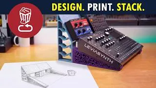 Thumbnail: A Synthesizer… for Synth Stands (& other 3D printable studio upgrades)