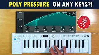 Thumbnail: Cheap Poly Aftertouch?! How to Fake Polyphonic Pressure on any MIDI controller // Synth tip/trick