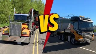Thumbnail: American Truck Simulator Vs Euro Truck Simulator 2 #ATSvsETS2