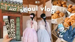 Thumbnail: 🧸🇰🇷 seoul vlog // hanbok day, cafe hopping, photo booths, glowing up & lots of shopping