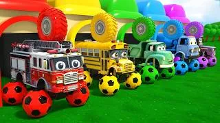 Thumbnail: Roda di Bus - Lagu Tentang Bus | Roda Bola & Roda Raksasa-Ganti rodanya! - Lagu Anak Anak